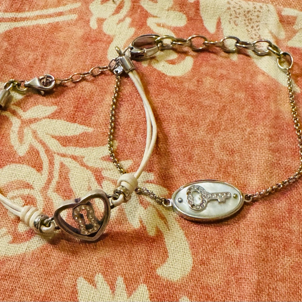 Fossil Women's Silver Charm Bracelets